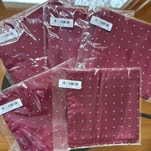 5 Polka Dot Pocket Squares